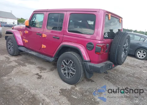 2024 Jeep Wrangler 4-Door Sahara 4X4 from USA, damaged, VIN 1C4PJXEG4RW330356